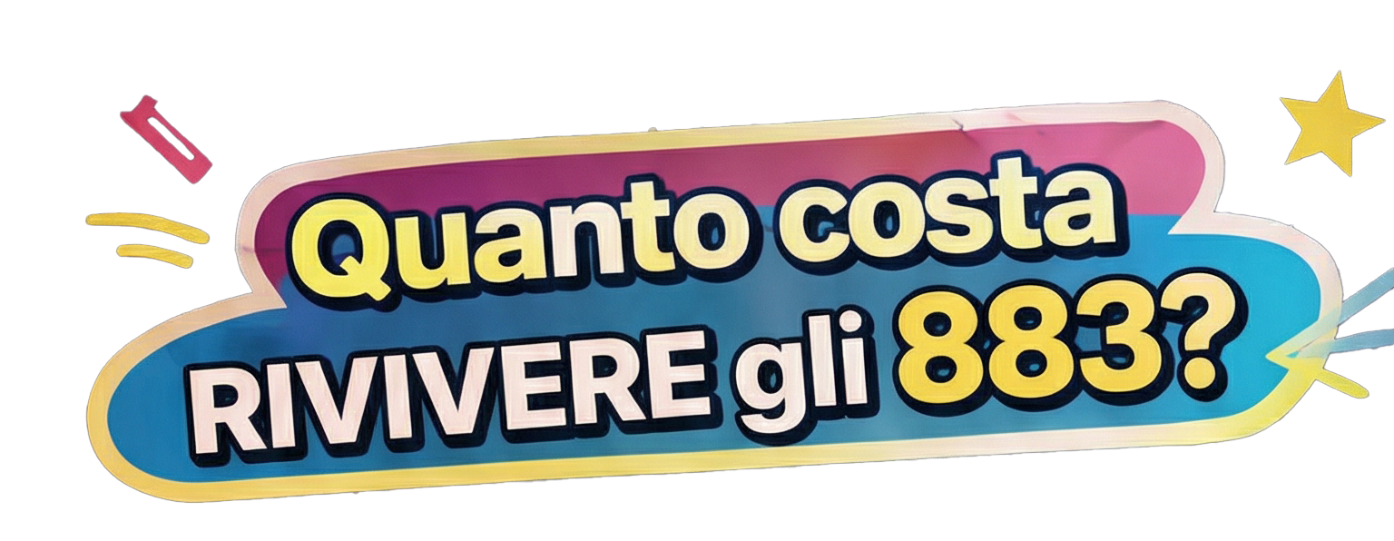 Quanto costa rivivere gli 883?